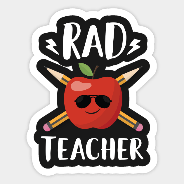 Rad Teacher Sticker by Eugenex